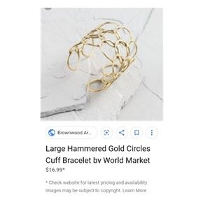 Gold Cuff Bracelet